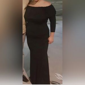 Black flamenco dress